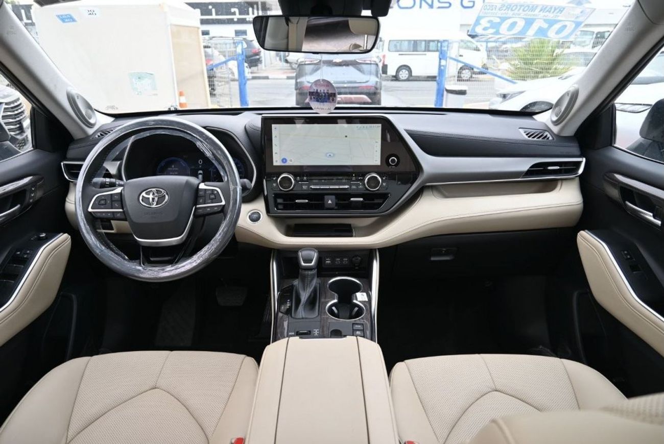 تويوتا هايلاندر Toyota Highlander Limited 2.5L Hybrid SUV, Model 2023 Color Silver