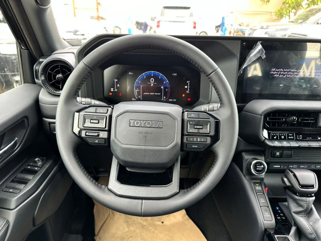 تويوتا برادو TOYOTA PRADO 2.4L PETROL BLACK 2025 GCC ALL-ROUNDER FULL (Export Only)