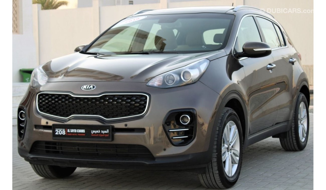 Kia Sportage Kia Sportage 2018 GCC in excellent condition, full option, without paint, without accidents, very cl