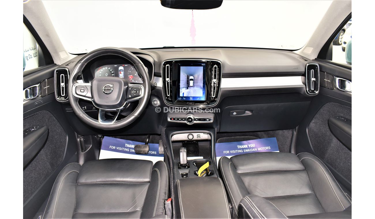 فولفو XC 40 AED 11759 PM | XC 40 T5 MOMENTUM AWD 2.0 AT FULL OPTION 2018 GCC DEALER WARRANTY