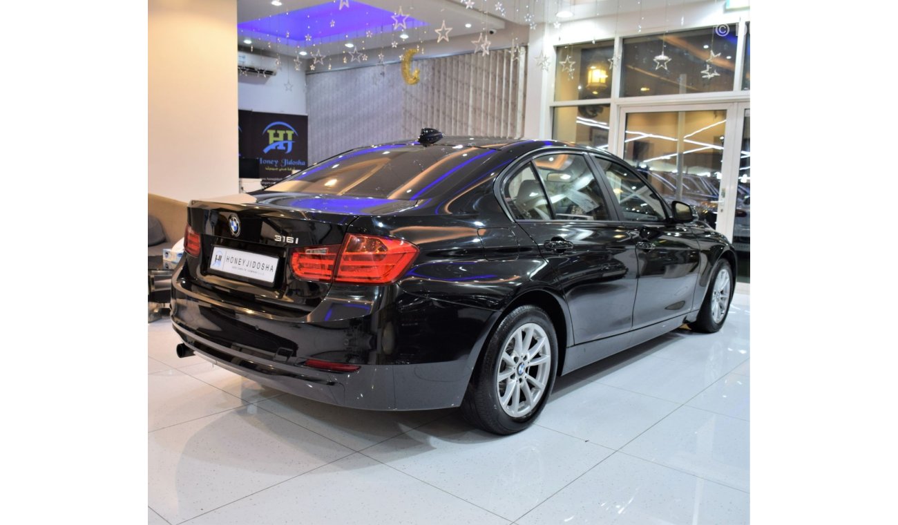 BMW 316i EXCELLENT DEAL for our BMW 316i ( 2015 Model! ) in Black Color! GCC Specs