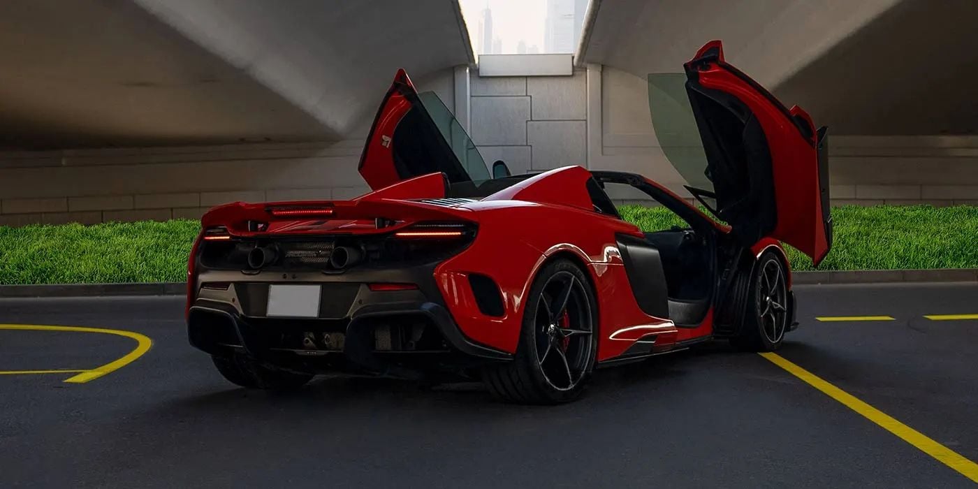 McLaren 675LT exterior - Rear Left Angled