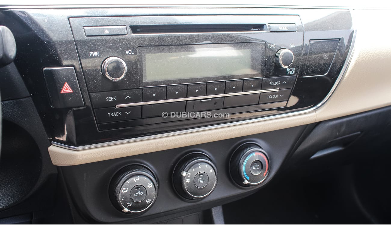 Toyota Corolla 2014 model Gulf specs standard options