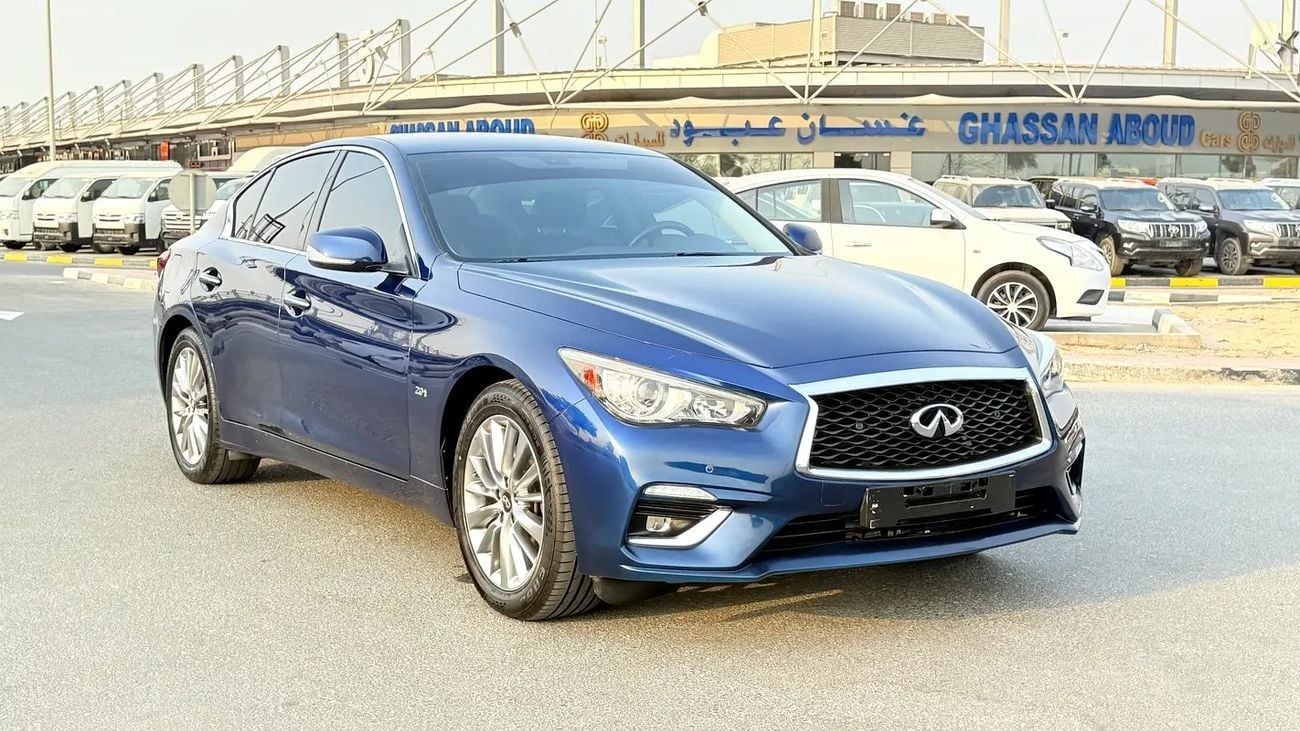إنفينيتي Q50 LUXE 2.0 turbo GCC Specs, excellent condition