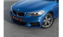 بي أم دبليو M235 i | 2,152 P.M  | 0% Downpayment | Excellent Condition!