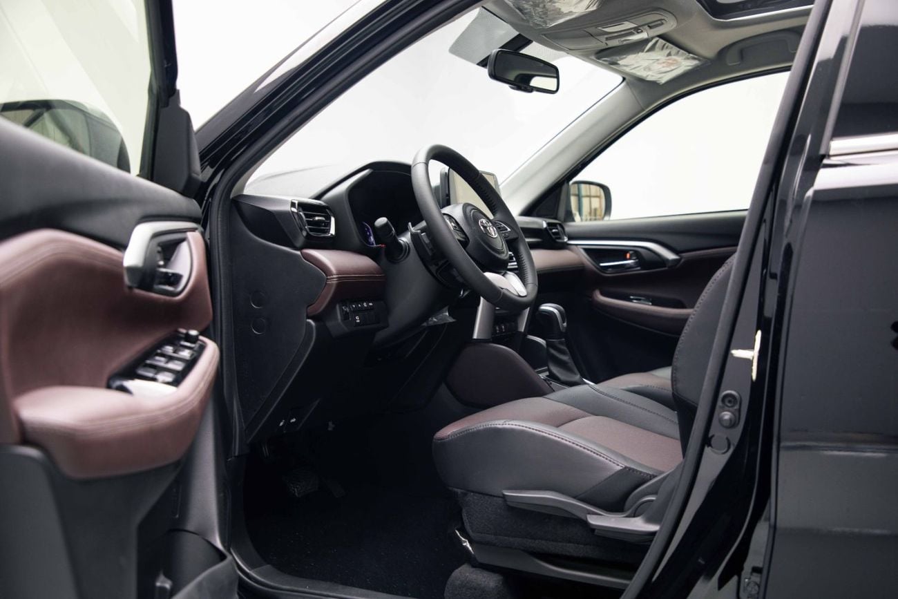 Toyota Urban Cruiser GLX 1.5L - Pearl Midnight Black Inside Black and Brown | Export Only