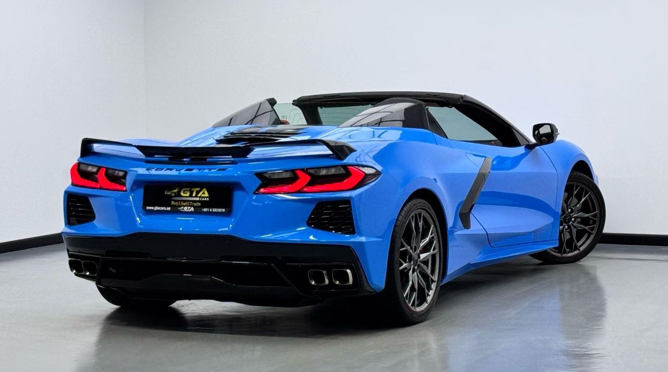 شيفروليه كورفت 3LT 6.2L (490 HP) Convertible 2024 Chevrolet Corvette Stingray Z51 3LT, 2027 Chevrolet Warranty, Ful