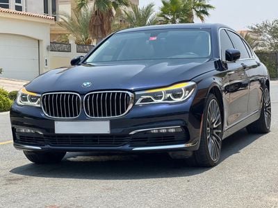 BMW 750i 7 SERIES | X-DRIVE | FULL OPTION | BLUE EXTERIOR COLOR | REAR VIEW CAMERA | ELECTRIC SEAT | SUNROOF