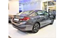 هوندا سيفيك AMAZING Honda Civic 2013 Model!! in Grey Color! GCC Specs