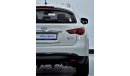 Infiniti QX70 EXCELLENT DEAL for our Infiniti QX70 ( 2017 Model ) in White Color GCC Specs