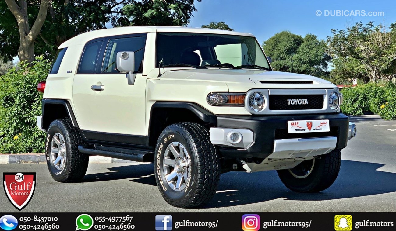Toyota FJ Cruiser GCC - Excellent Condition - Agency Maintained - Fox Suspension Kits - Bank Finance Facility