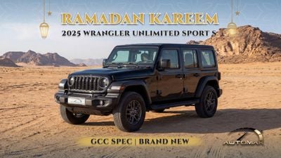 Jeep Wrangler Unlimited Sport S I4 2.0T 2025 GCC 0Km With 3 Years Or 100,000Km Warranty