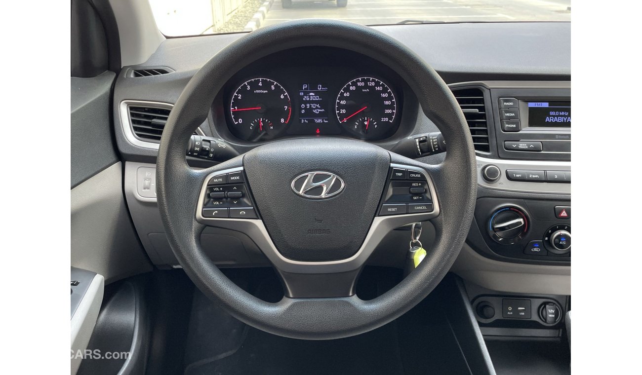 Hyundai Accent 1.6L | GL|  GCC | EXCELLENT CONDITION | FREE 2 YEAR WARRANTY | FREE REGISTRATION | 1 YEAR FREE INSUR