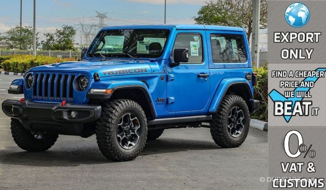 Jeep Wrangler Rubicon V6 3.6L 4X4 , Winter Package , 2023 GCC , 0Km , (ONLY FOR EXPORT)