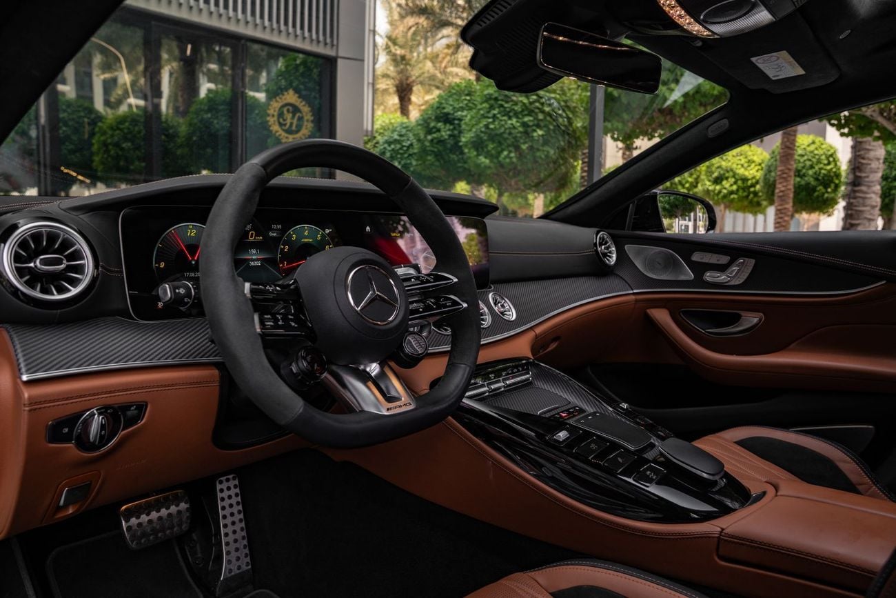 Mercedes Benz AMG GT 53 Night package 2 keys Under warranty and service contract from Gargash