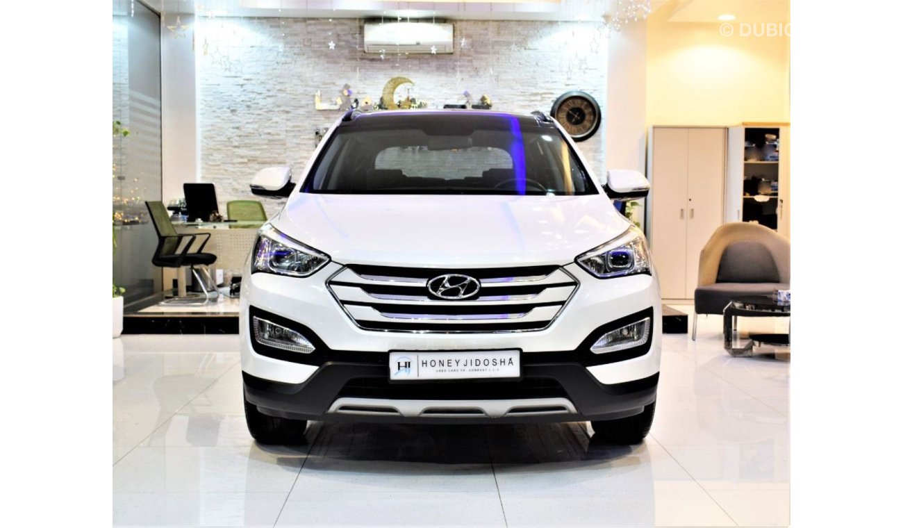 هيونداي سانتا في ( ORIGINAL PAINT * صبغ وكاله * ) Amazing Hyundai SantaFe 4WD 2016 Model!! in White Color! GCC Specs