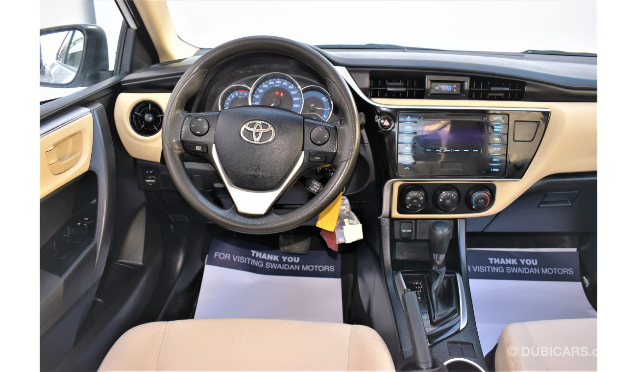 Toyota Corolla AED 938 PM | 0% DP | 1.6L SE GCC  WARRANTY