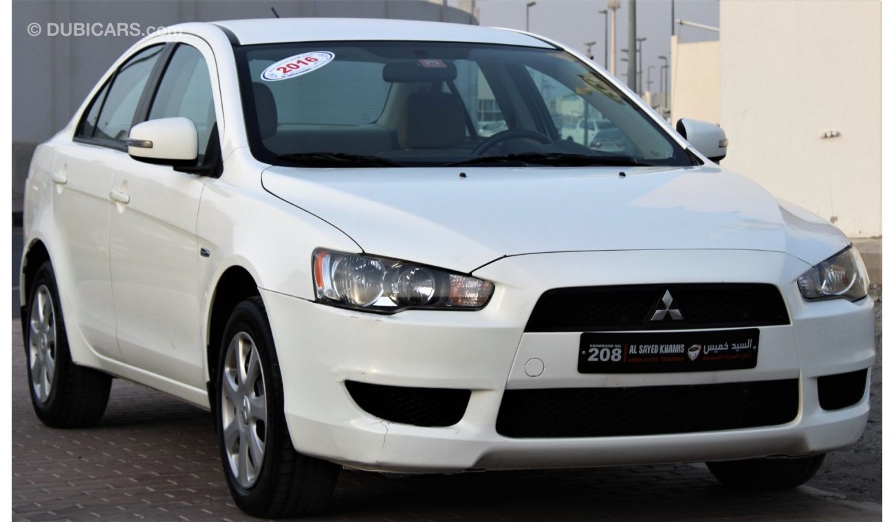 Mitsubishi Lancer Mitsubishi Lancer 2016 GCC in excellent condition without accidents, very clean from inside and outs