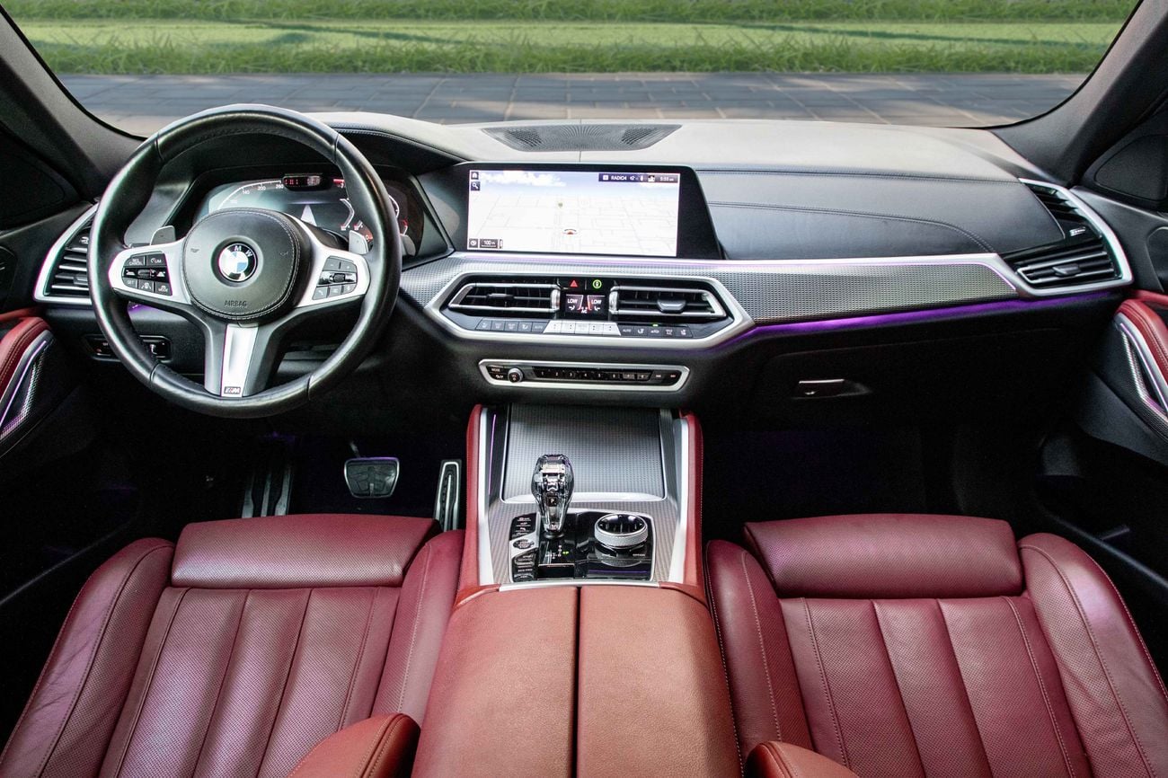 بي أم دبليو X6 XDRIVE40I M SPORT X6 xDrive 40i M Sport | 4,015 P.M | 0% Downpayment | BMW Warranty