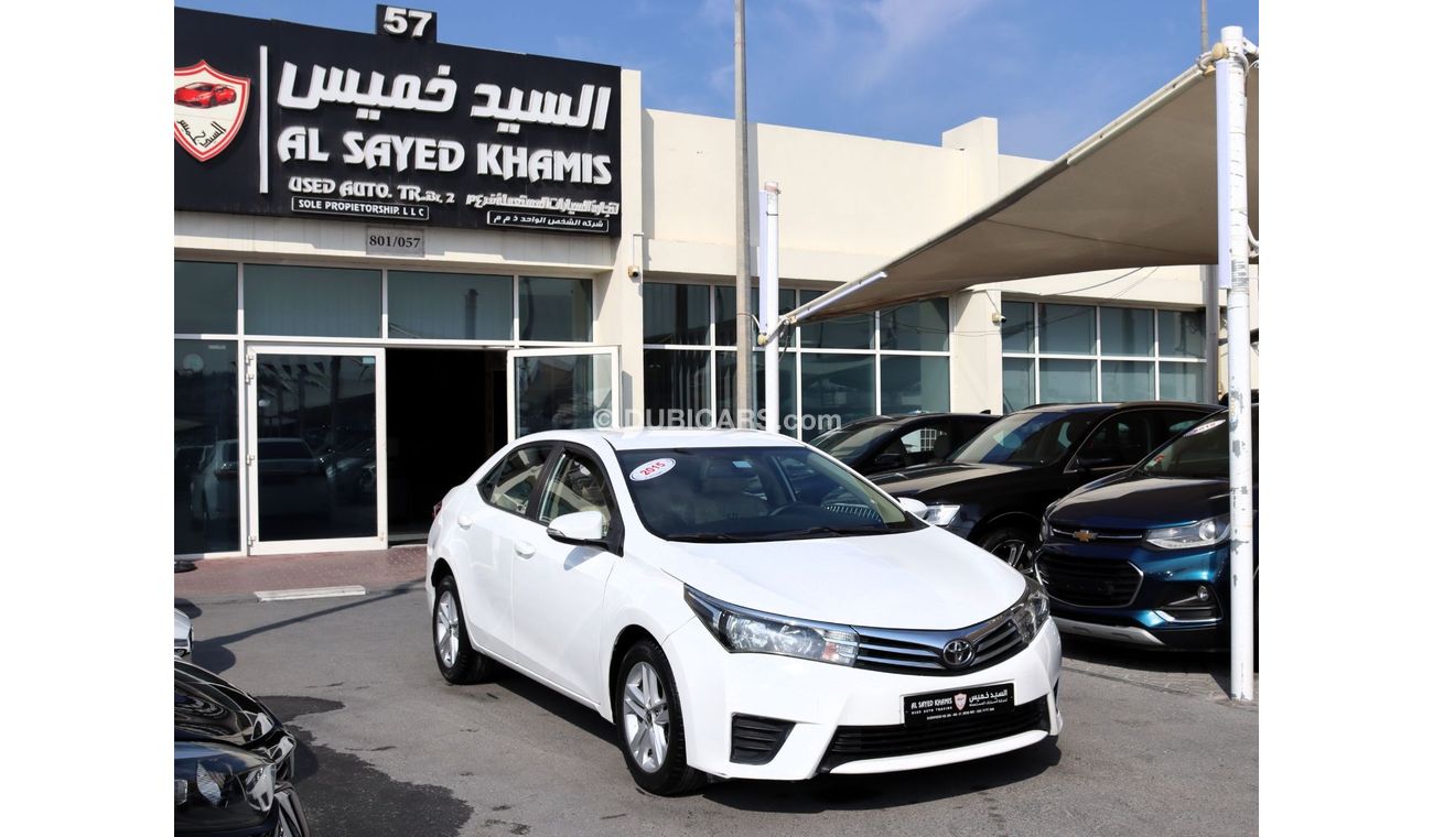 تويوتا كورولا SE خليجي - خالية من الحوادث - مكينة 1600 سي سي - الاحتفال ال 60 لتويوتا - بحالة ممتازة من الداخل وال