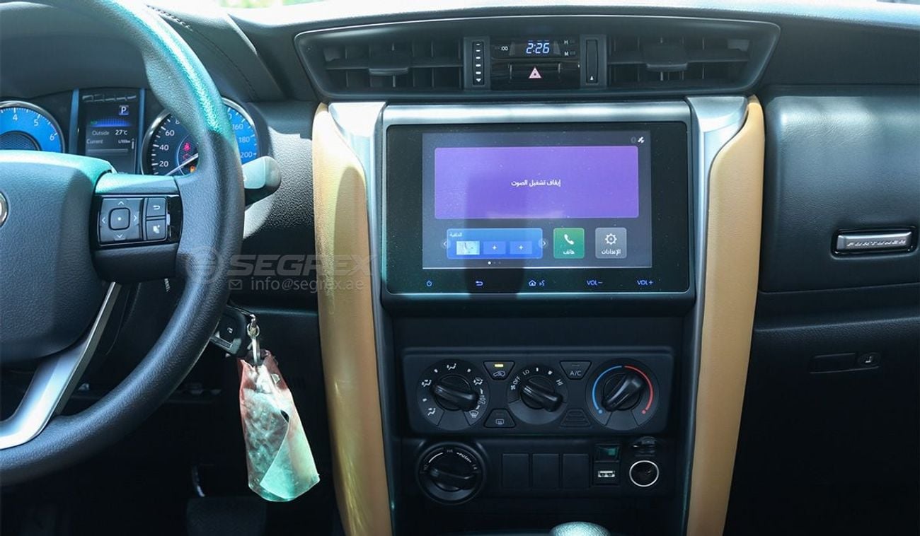 تويوتا فورتونر 2.7L Petrol 4WD 6-Speed Automatic | 2026 Model | Only for Export