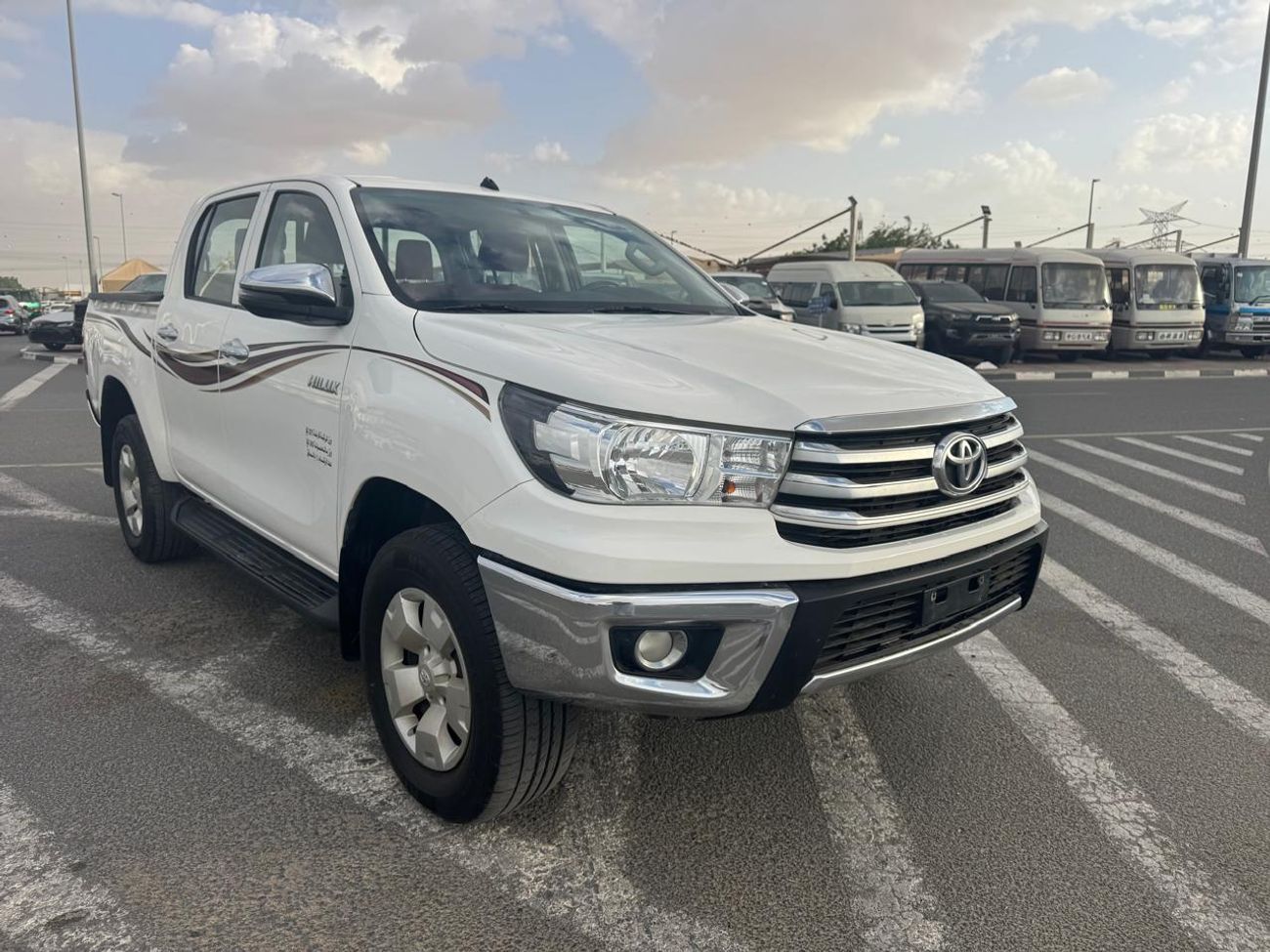 Toyota Hilux Toyota Hilux pickup 2019Model Engine 2.8 Diesel 4x4 colour white Transmission Automatic Interior.Bla