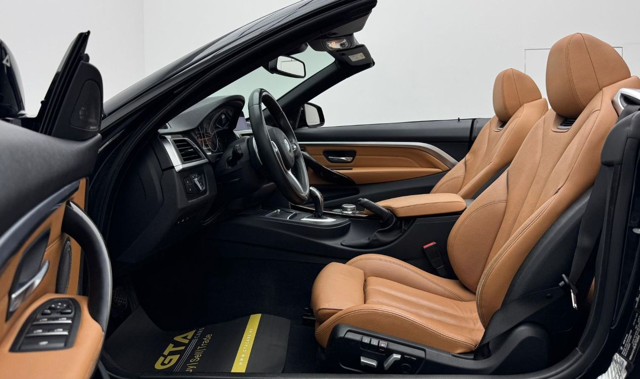 بي أم دبليو 430i 2018 BMW 430i M Sport Convertible, 1 Year Warranty, 12/26 BMW Service Contract, BMW Agency FSH, GCC