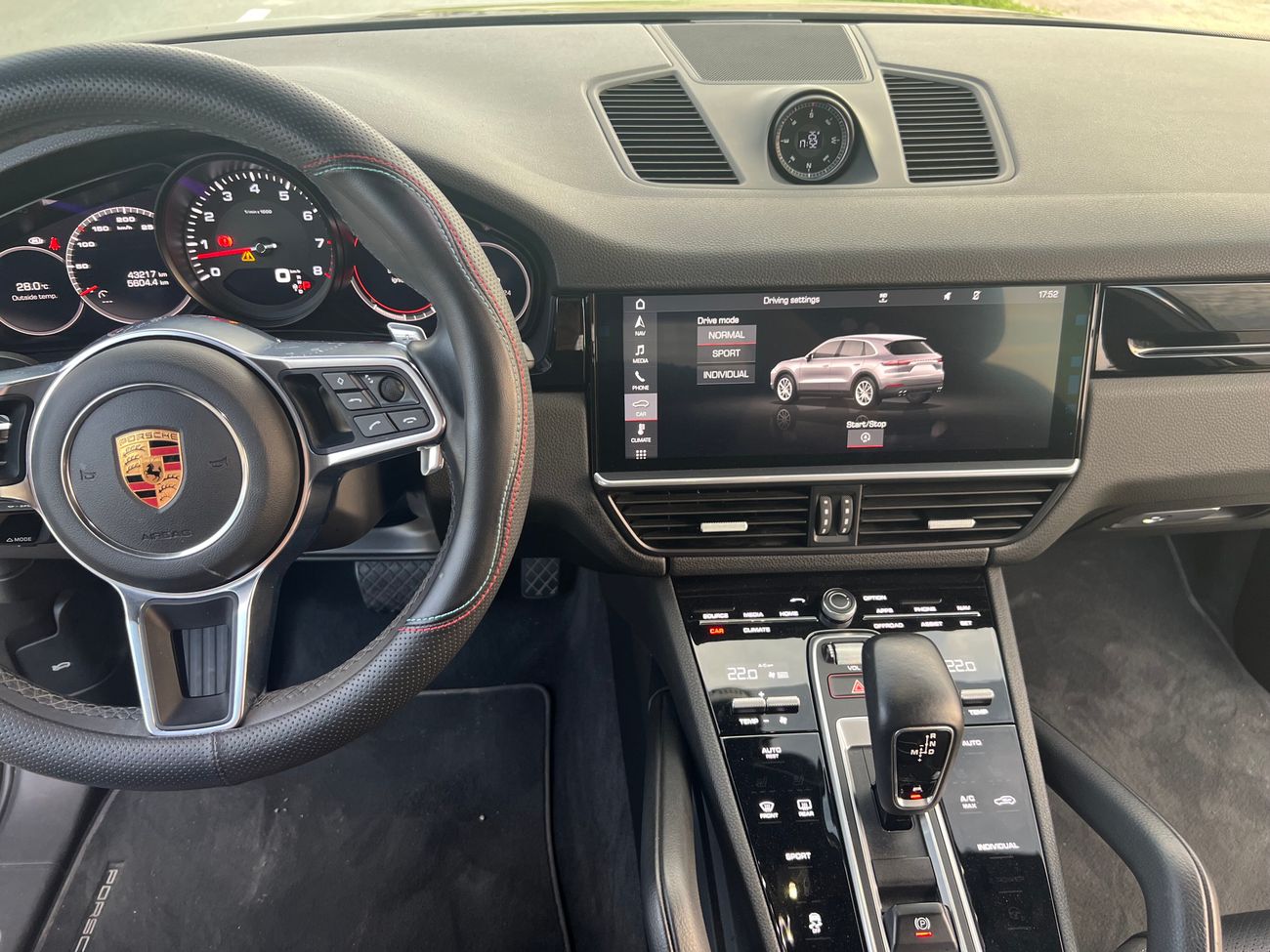 Porsche Cayenne standard.