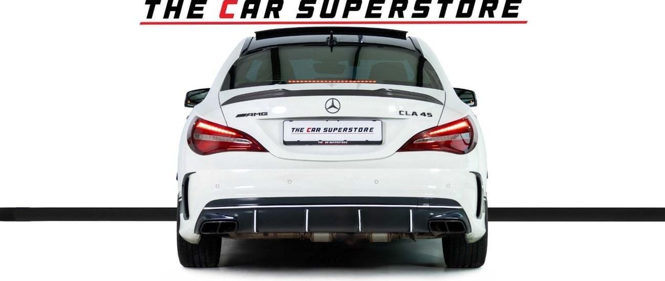 Mercedes-Benz CLA 45 AMG Std 2.0L Low Mileage-Red Accents-Sports Exhaust-AMG Sport Design Rims- Red Calipers