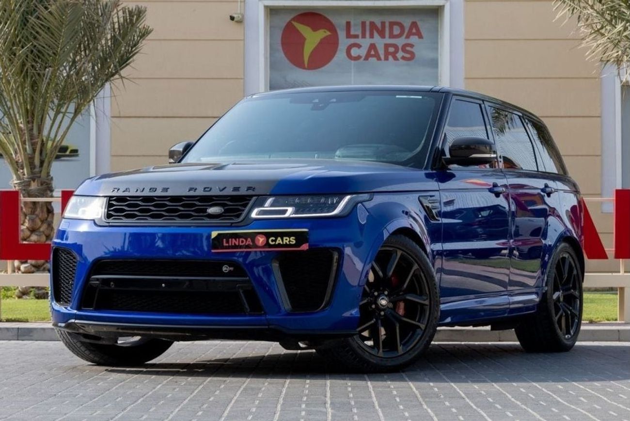 لاند روفر رينج روفر سبورت Range Rover Sport SVR 2019 GCC under Warranty with Flexible Down-Payment.