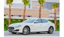 Maserati Ghibli | 4,502 P.M | Ghibli S | 0% Downpayment | Full Option | Spectacular Condition!