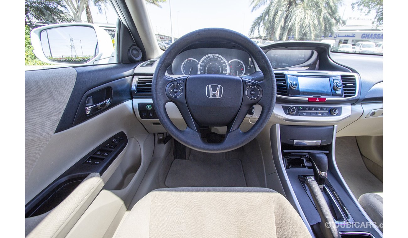 Honda Accord 2013 - GCC - ZERO DOWN PAYMENT - 1010 AED/MONTHLY - 1 YEAR WARRANTY