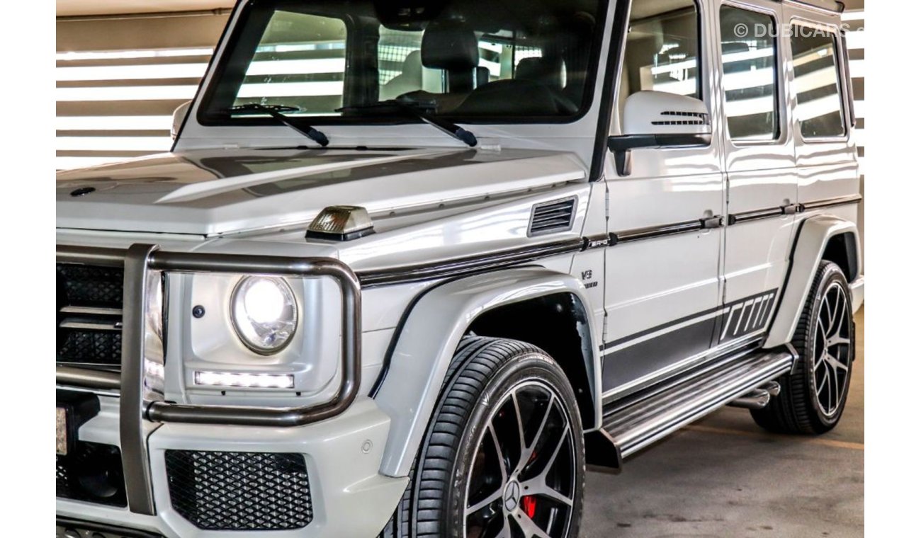 Mercedes-Benz G 63 AMG Mercedes-AMG G63 Edition 463 2016 GCC under Warranty with Zero Down-Payment.