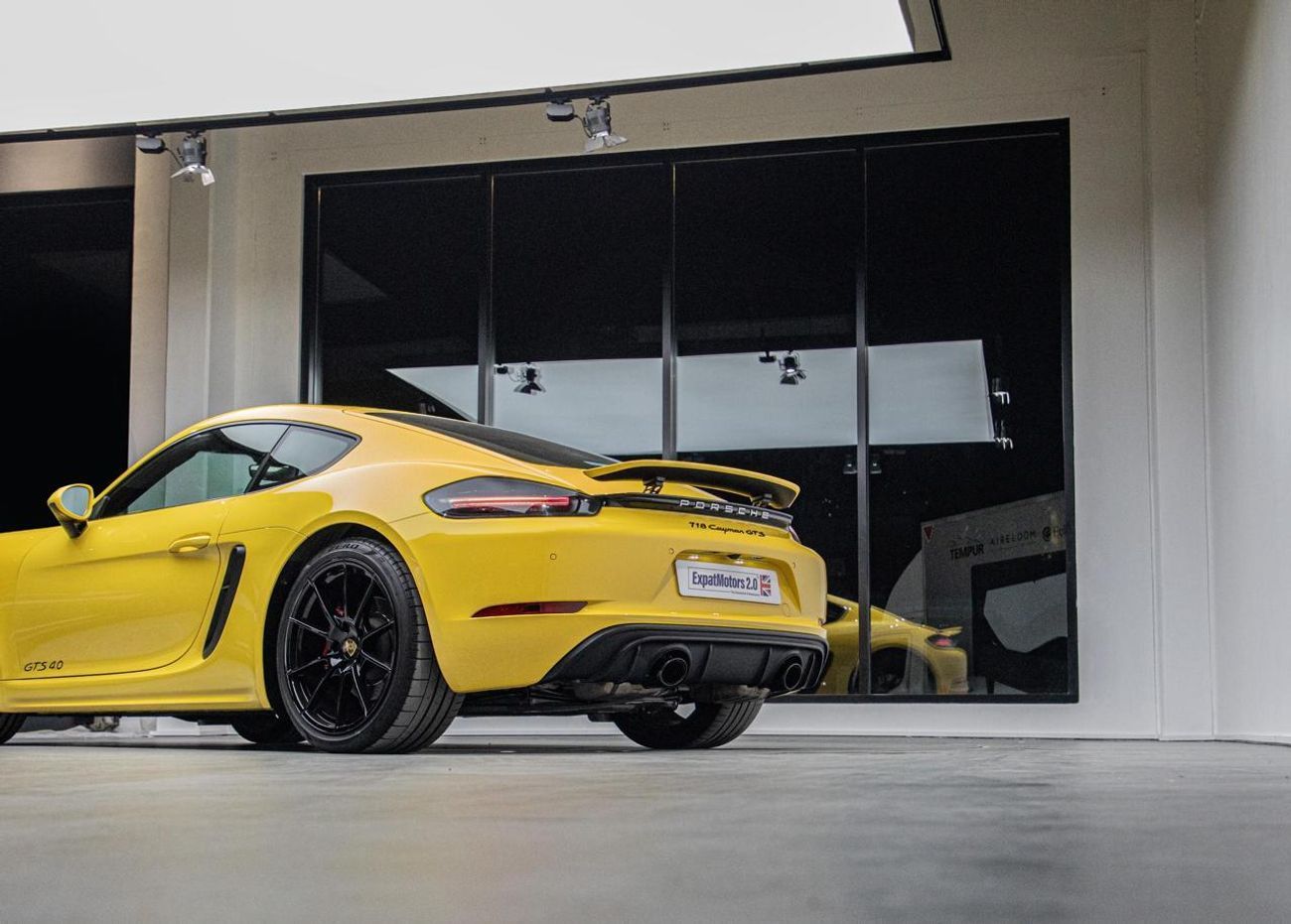 Porsche 718 Cayman GTS 4.0L A/T Black Exterior Package • Warranty + Service Contract Available • GCC
