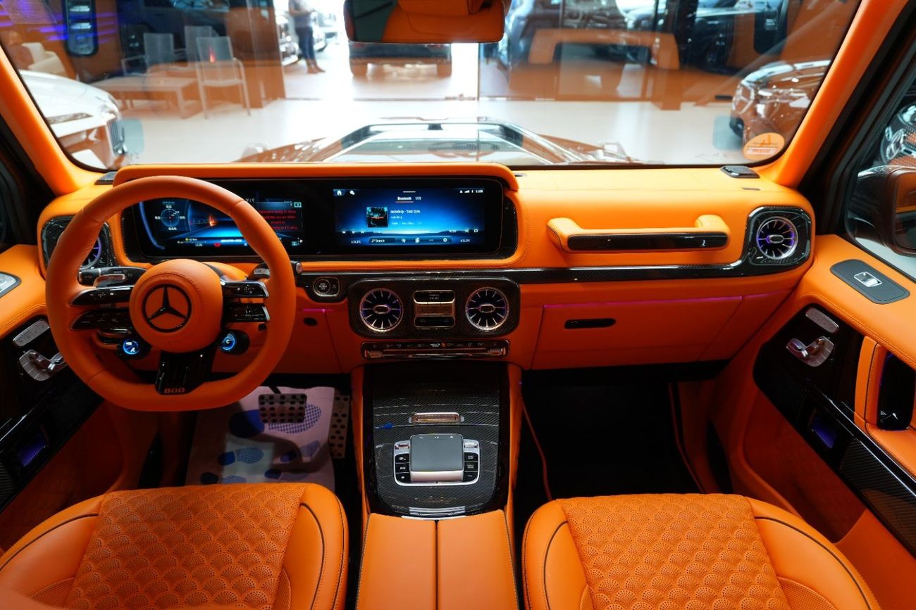 BRABUS 800 - Mercedes-AMG G 63 Mercedes-Benz G 800 - BARABUS - inside Orange - 2025