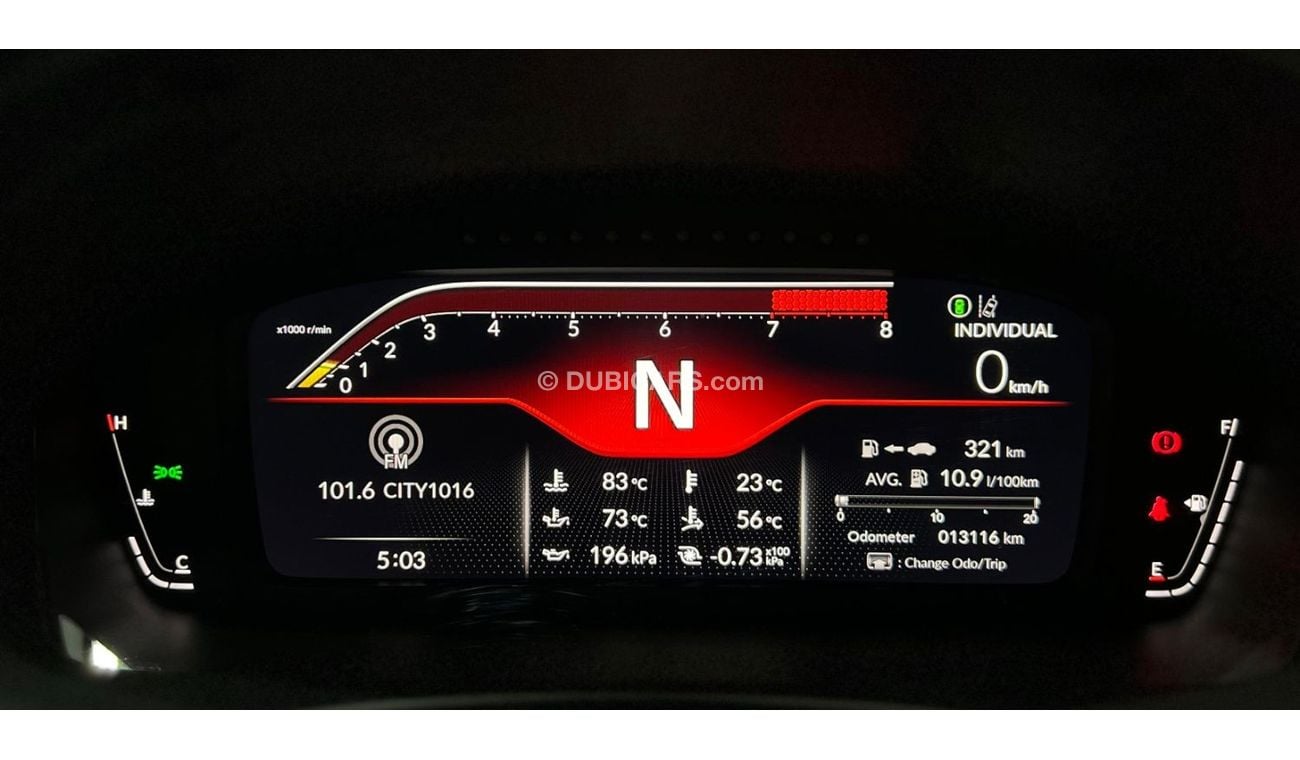 هوندا سيفيك 2023 Honda Civic Type R, Full Service History, 2028 Al futtaim Warranty