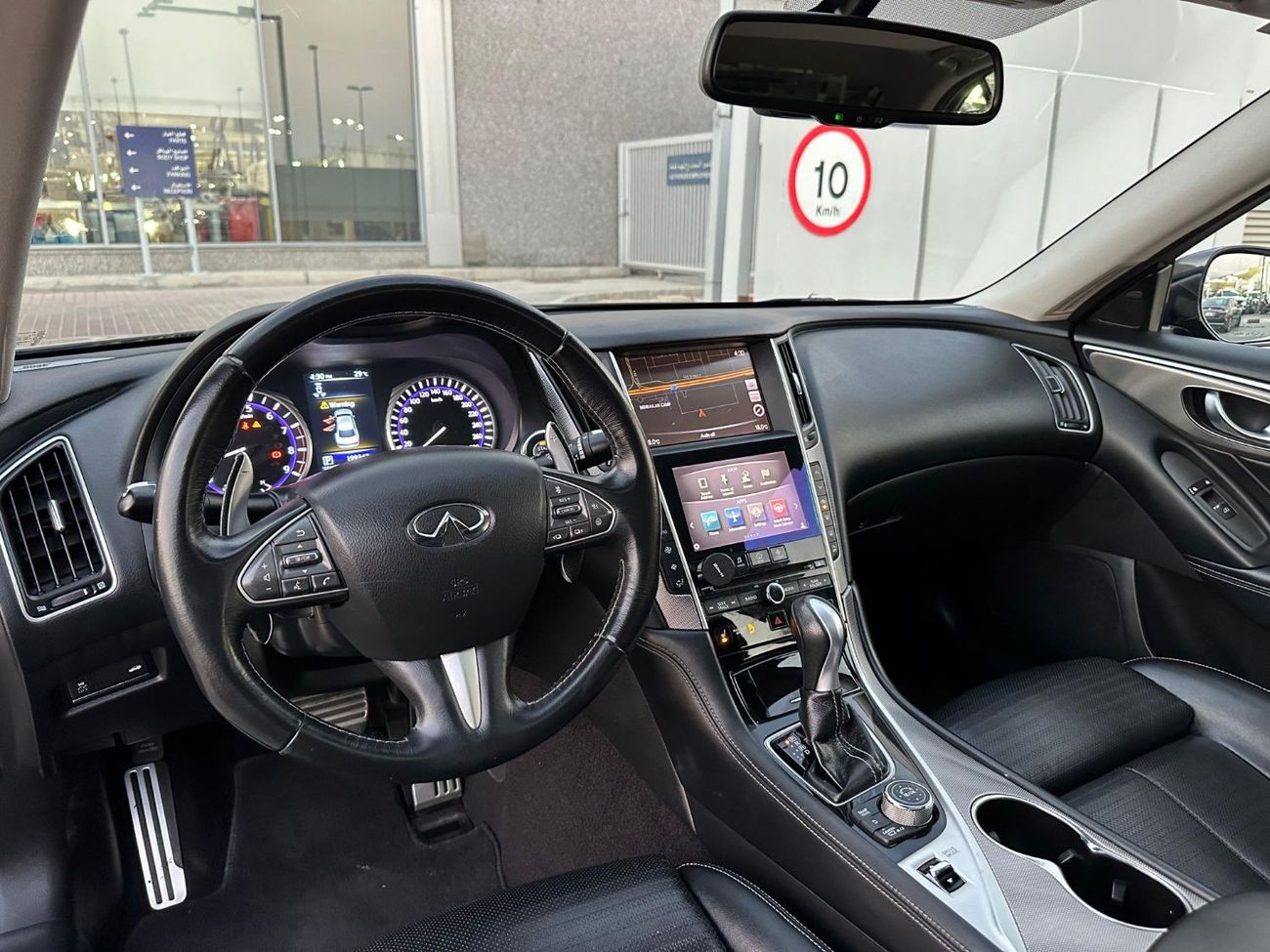 Infiniti Q50 3.0T Sport Black Edition INFINITI Q50 2017 GCC V6t ACCIDENT FREE // PEREFCT CONDITION // FULL OPITIO