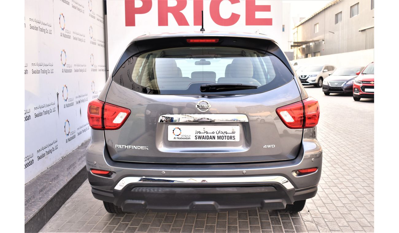 نيسان باثفايندر AED 1566 PM 3.5L S 4WD V6 GCC WARRANTY