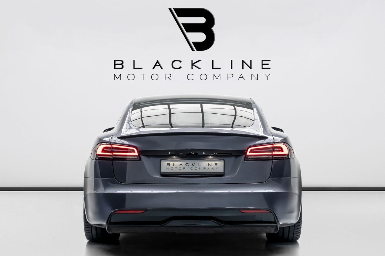Tesla Model S Plaid (AWD) 2023 Tesla Model S Plaid, 2027 Tesla Warranty, Tesla Battery Warranty, Low KMs, GCC
