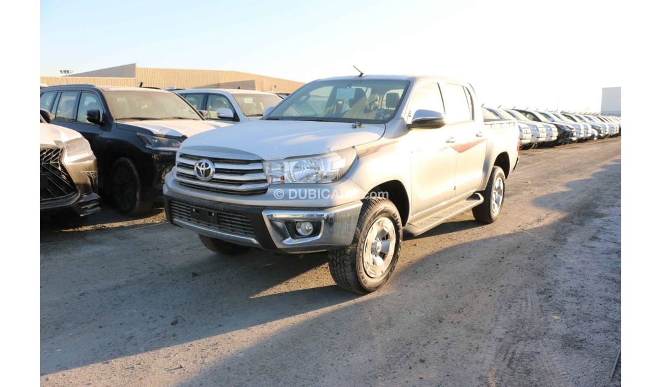 تويوتا هيلوكس 2020 Hilux 2.4L DLX 4x4 AT Double Cabin | Colors: Black, Silver | GCC Specs with VOICE Command | DIE