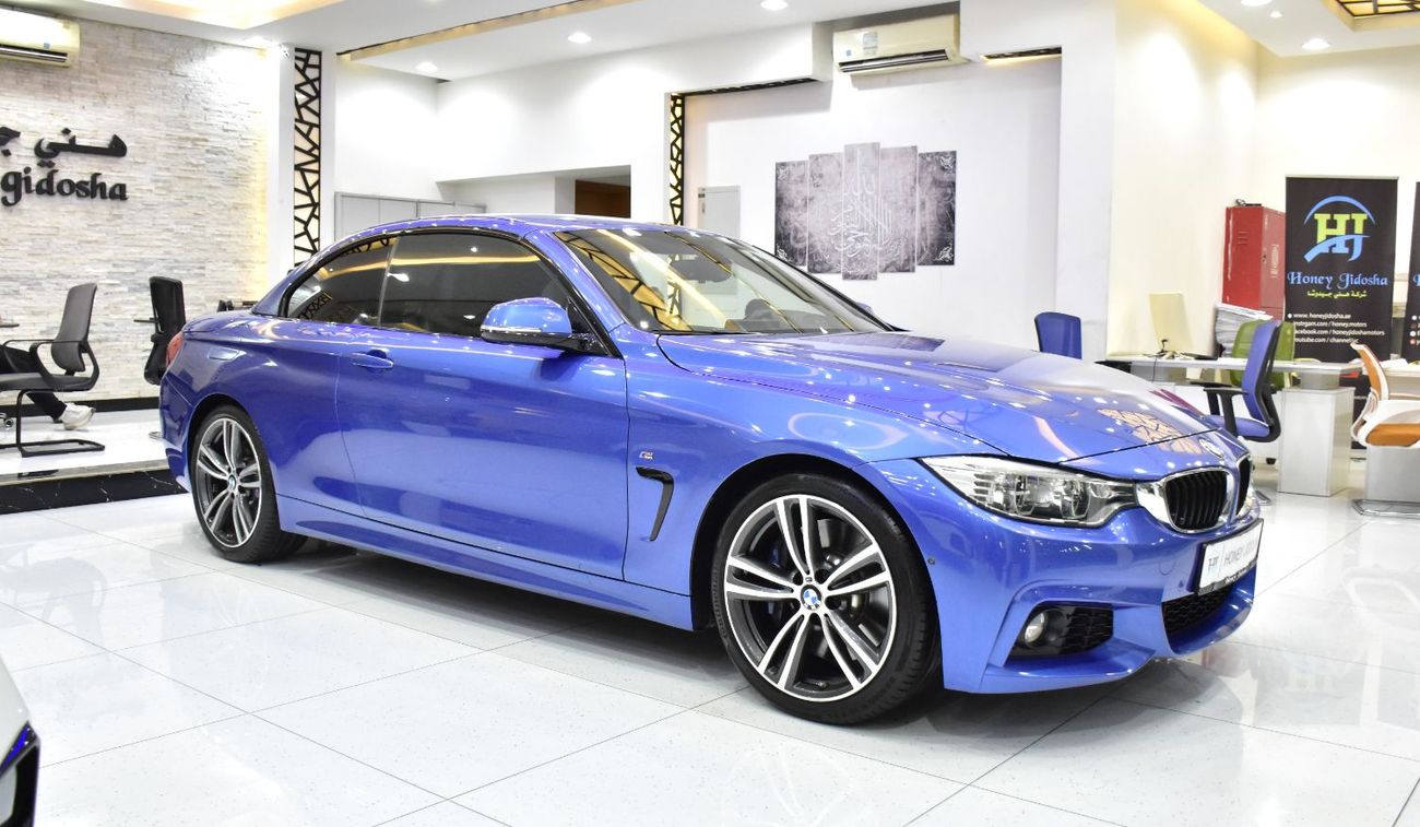 بي أم دبليو 440i EXCELLENT DEAL for our BMW 440i M-Kit Convertible ( 2017 Model ) in Blue Color GCC Specs