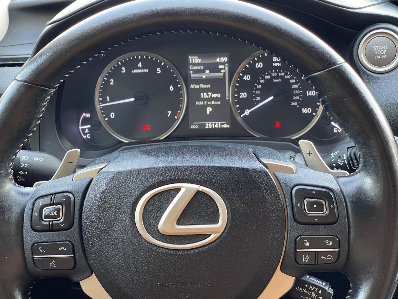 Lexus IS350 F-Sport Platinum IS 3.5L 3500 cc / F-Sport Kit / Only 25000 Miles / 1290 AED MONTHLY