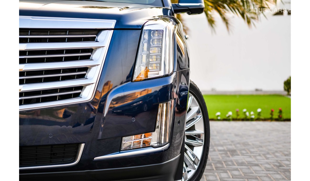 Cadillac Escalade Platinum XL 6.2L V8-Agency Warranty and Service Contract -GCC - AED 4,773 Per Month - 0% Downpayment