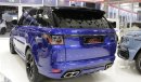 لاند روفر رانج روفر سبورت أس في آر RANGE ROVER SPORT SVR-2019-35000 KM