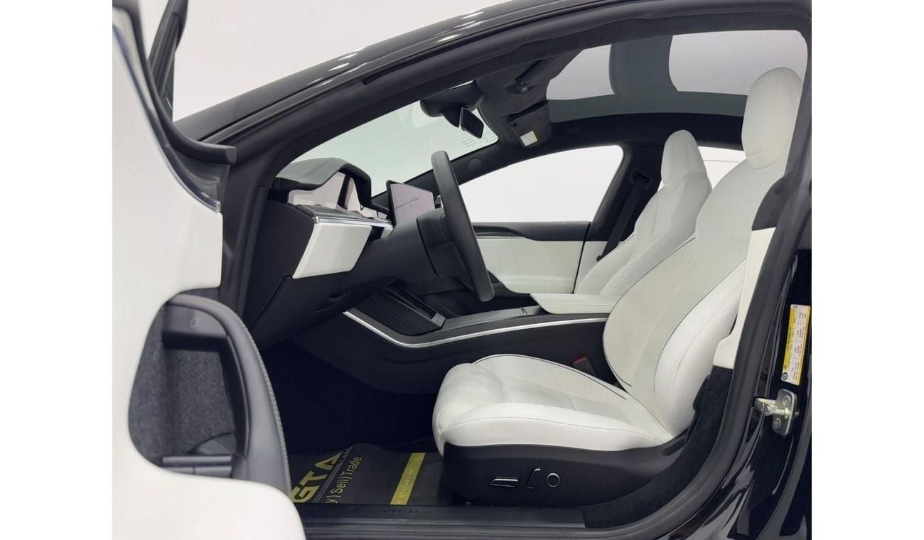 Tesla Model S 2023 Tesla Model S Plaid, Dec 2027 Tesla Warranty, Dec 2031 Battery + Drive Unit Warranty, GCC