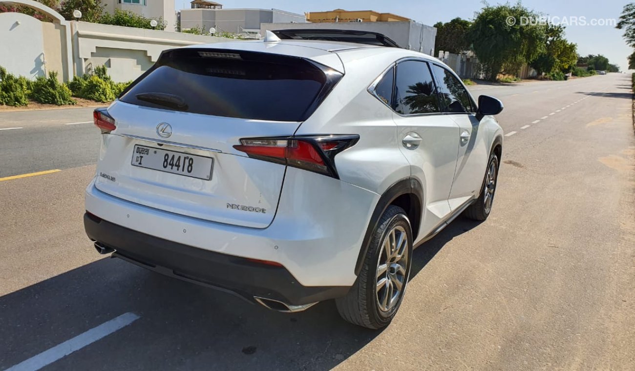 لكزس NX 200 lEXUS NX200 WHITE COLOUR PLATINUM EDITION  FULL OPTION