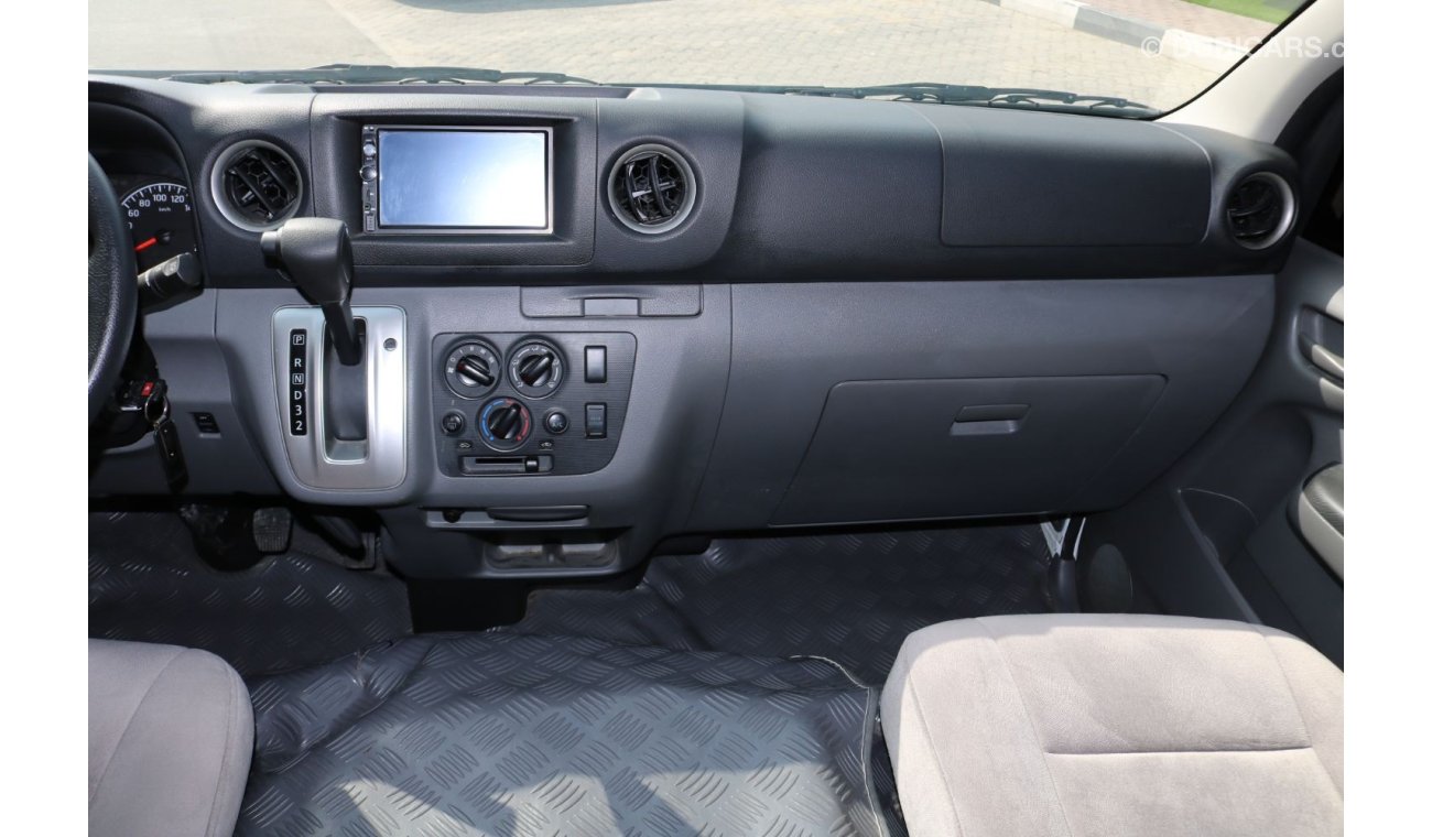 Nissan Urvan 2019 GCC SPECS AND AUTOMATIC GEAR UNDER WARRANTY EXCLUSIVE OF VAT