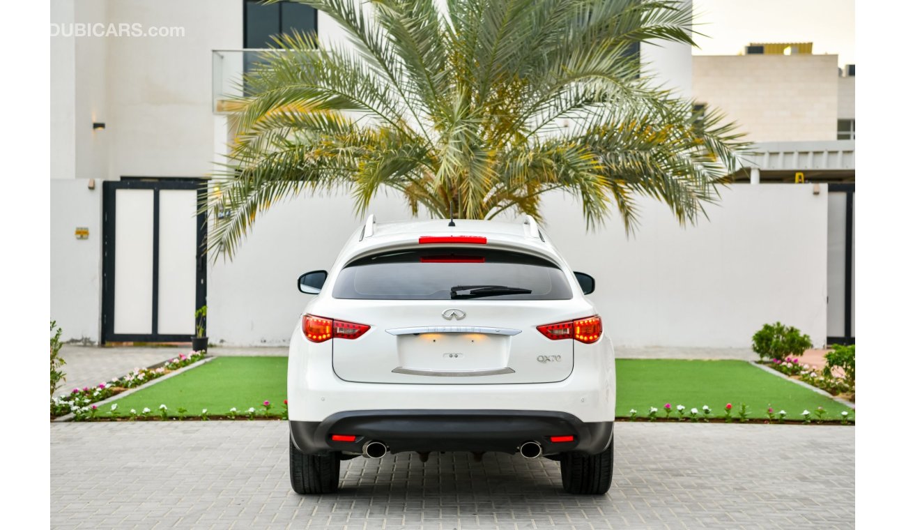 Infiniti QX70 2 Y Warranty! - Infiniti QX70 - GCC - AED 1,802  Per Month - 0% Downpayment