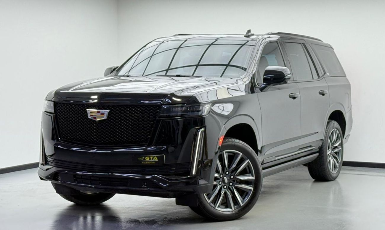 Cadillac Escalade Sport Platinum 6.2L 4WD 2022 Cadillac Escalade Sport Platinum, 2027 Cadillac Warranty + Service Pack