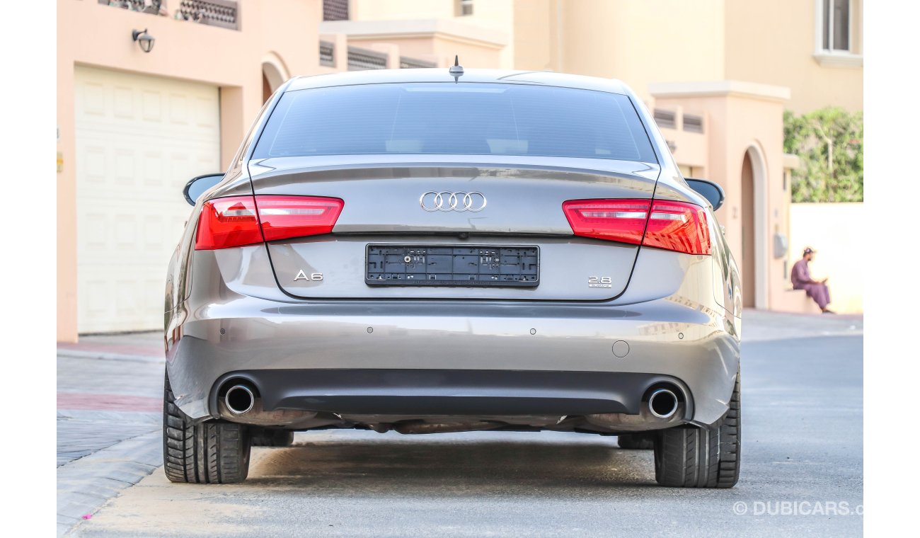 Audi A6 2.8 quattro AED 1174 PM with 0 downpayment